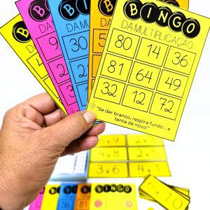 Bingo da Multiplicação - Matemática