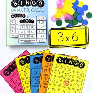 Bingo da Multiplicação - Matemática