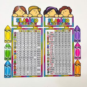 Silabários - Sílabas Simples e Complexas - Apoio Visual