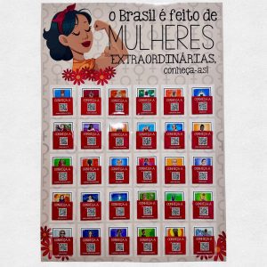 Mulheres Extraordinárias - Cartaz Interativo! - Dia Internacional da Mulher