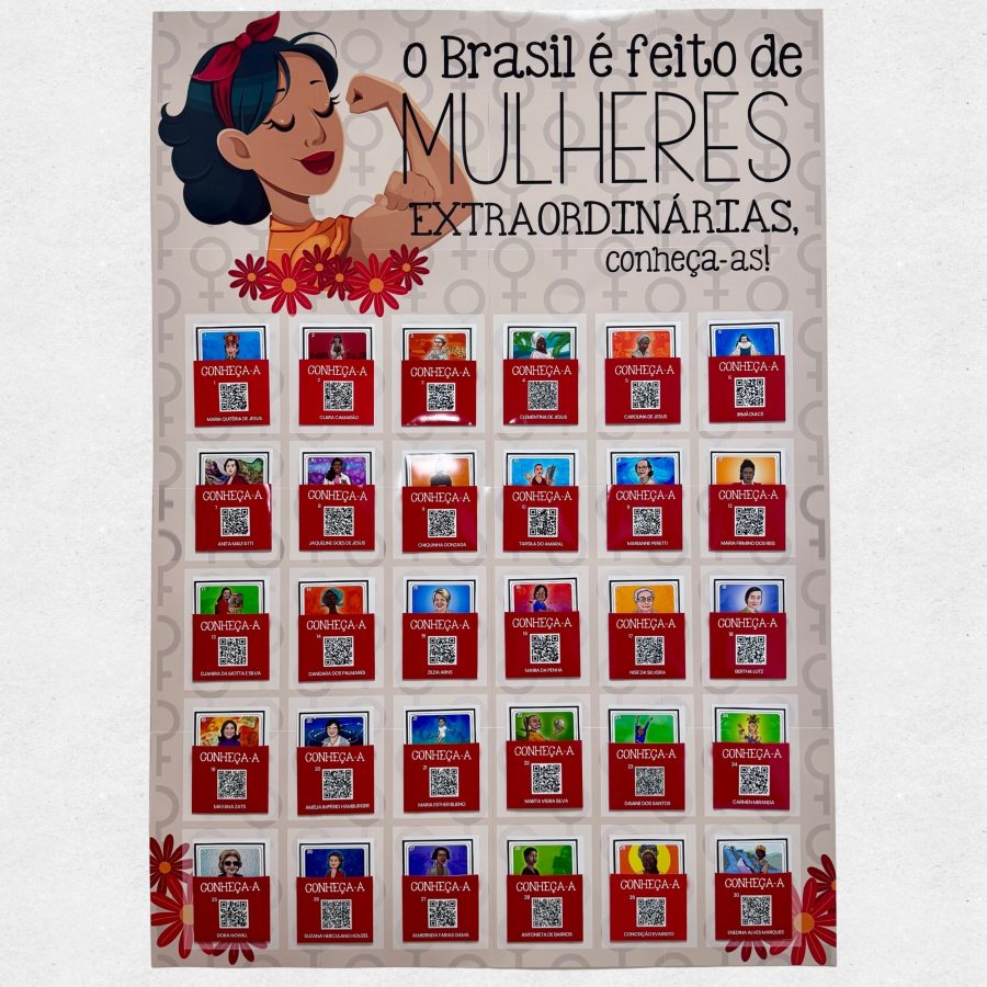 Mulheres Extraordinárias - Cartaz Interativo! - Dia Internacional da Mulher