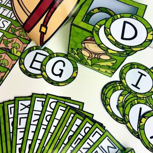 Bingo do Alfabeto - Tema Safari - Alfabetização