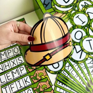 Bingo do Alfabeto - Tema Safari - Alfabetização