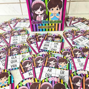 Bingo - Sílabas Complexas - Alfabetização