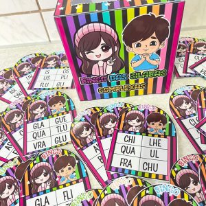 Bingo - Sílabas Complexas - Alfabetização