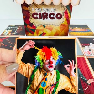 Caixa – O Que Tem No Circo (imagens) - Dia do Circo - Pedagogia de Ideias Caixa – O Que Tem No Circo (imagens) - Dia do Circo