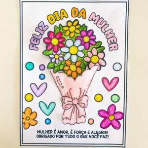 Cartão Dia da Mulher - Dia Internacional da Mulher