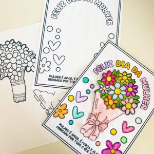 Cartão Dia da Mulher - Dia Internacional da Mulher