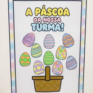Cartaz A Páscoa da Nossa Turma - Páscoa