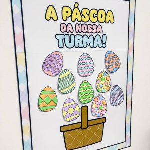 Cartaz A Páscoa da Nossa Turma - Páscoa
