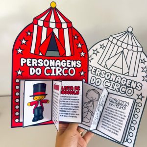 Livrinho Interativo - Personagens do Circo - Dia do Circo