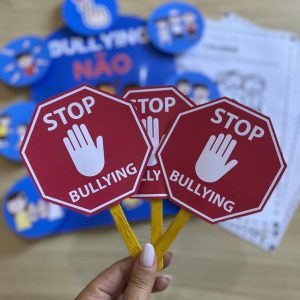 Luva - Bullying Não - Bullying