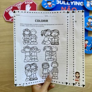 Luva - Bullying Não - Bullying