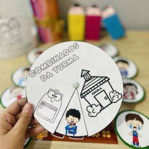 Luva Combinados da Turma - Apoio Visual