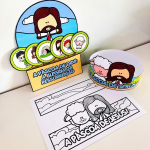 Luva Interativa - A Páscoa de Jesus - Páscoa