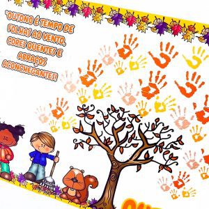 Painel Interativo do Outono - Outono