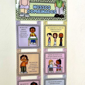 Painel Nossos Combinados - Apoio Visual