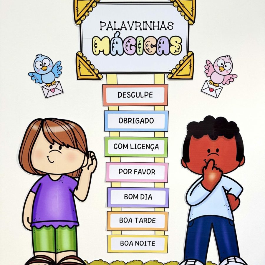 Painel Palavrinhas Mágicas - Apoio Visual