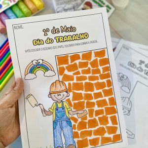 Atividade e Livrinho das Profissões - Dia do Trabalho