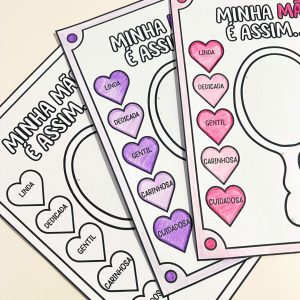 Atividade - Espelho Minha Mãe é Assim - Dia das Mães