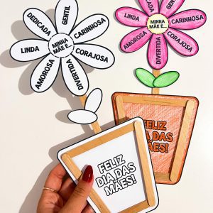 Atividade - Vaso Florido da Mamãe - Dia das Mães