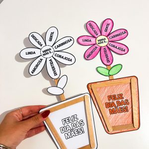 Atividade - Vaso Florido da Mamãe - Dia das Mães