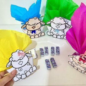 Caixinhas de Páscoa – Tema Cordeirinho - Páscoa