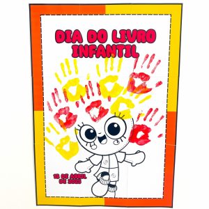 Cartaz Colaborativo - Emília - Dia Nacional do Livro Infantil