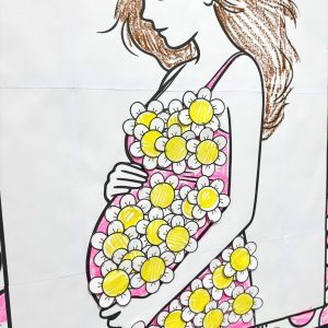 Cartaz Colaborativo Para Colorir - Dia das Mães - Dia das Mães