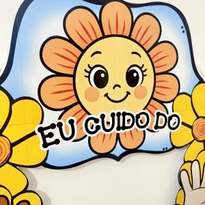 Decoração para Bambolê - Eu Cuido do Meu Corpo - Maio Laranja