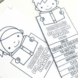 Flipbook Personagens do Sítio do Pica Pau Amarelo - Dia Nacional do Livro Infantil