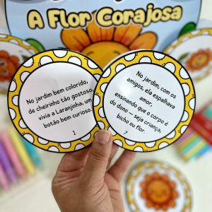 Luva - Laranjinha: A Flor Corajosa! - Maio Laranja