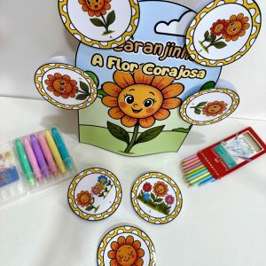 Luva - Laranjinha: A Flor Corajosa! - Maio Laranja