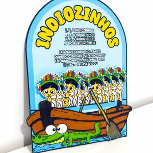 Luva Musical Indiozinhos - Dia dos Povos Indígenas