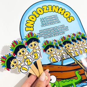 Luva Musical Indiozinhos - Dia dos Povos Indígenas