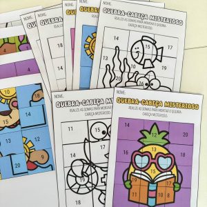 Quebra-Cabeça - Soma Misteriosa - Educação Infantil