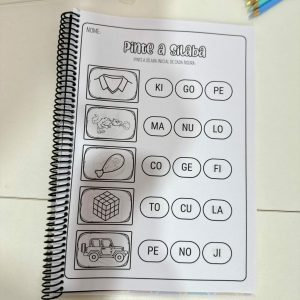 Apostila - Pinte a Sílaba - Alfabetização