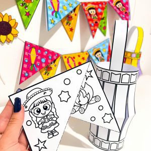 Bandeirinhas e Pipas de São João - Festa Junina