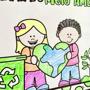 Cartaz para Colorir – Meio Ambiente - Dia do Meio Ambiente