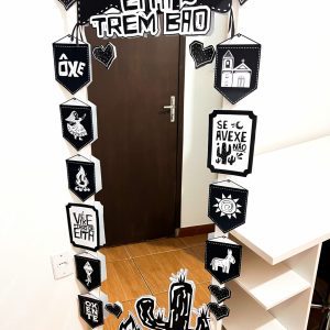 Espelho Junino de Cordel - Estilo Cordel