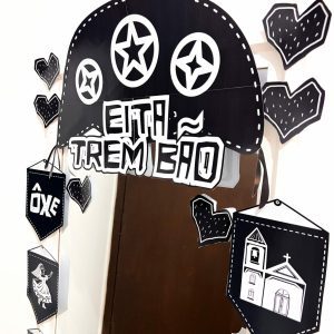 Espelho Junino de Cordel - Estilo Cordel