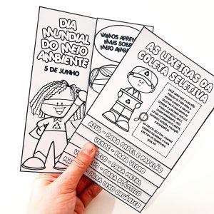 Flipbook e Lapbook - Meio Ambiente - Dia do Meio Ambiente