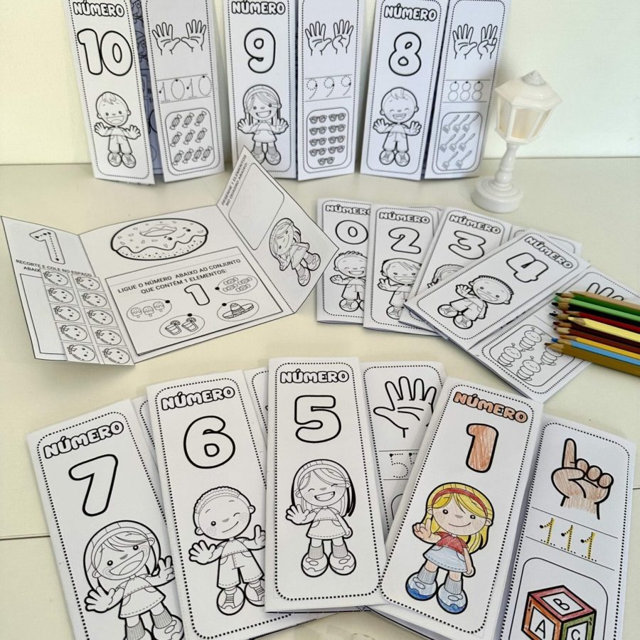 Lapbook Numerais de 0 a 10 - Matemática