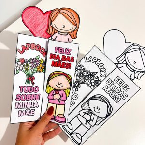 Lapbook - Tudo Sobre minha Mãe - Dia das Mães