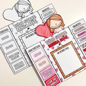 Lapbook - Tudo Sobre minha Mãe - Dia das Mães