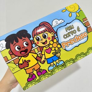 Livro 3D “Meu Corpo é Precioso” - Maio Laranja