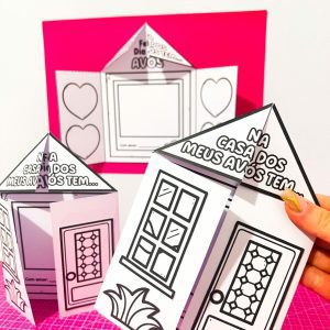 Cartão Casinha Dia dos Avós - Dia dos Avós