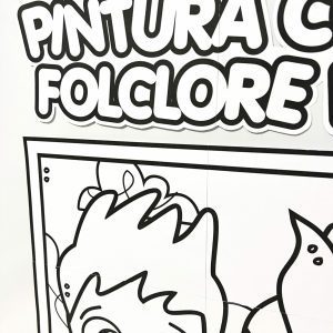 Pintura Coletiva do Folclore Brasileiro - Folclore Brasileiro