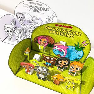 Cenário 3D Folclore - Folclore Brasileiro