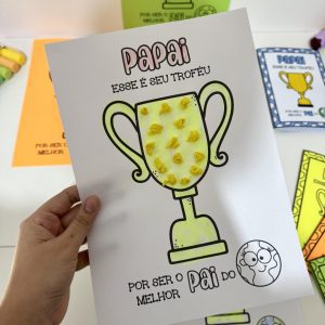 Kit Dia dos Pais – Tema Troféu - Dia dos Pais